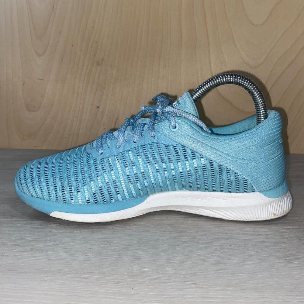 ‎Asics FuzeX Adapt T885N Porcelain Blue Women's 6.5 - Picture 6 of 10